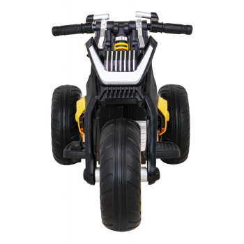 Motor Future na akumulator dla dzieci Żółty + Panel audio + Wolny Start + Koła EVA